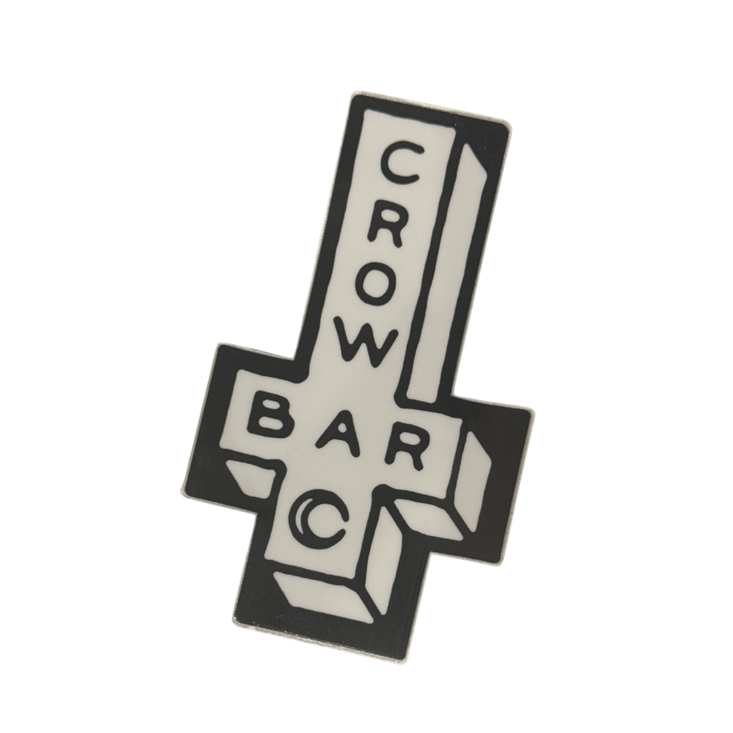 Crowbar Cross Sticker